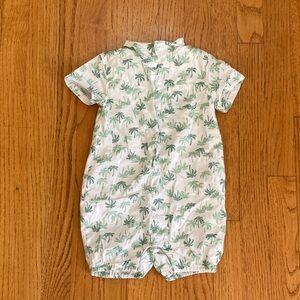 Janie and Jack Tropical Green Baby Outfit